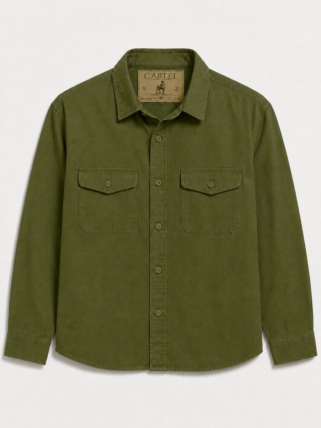 camiseta manga larga verde